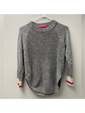 Roots Knit Grey Cabin Crew Neck Sweater